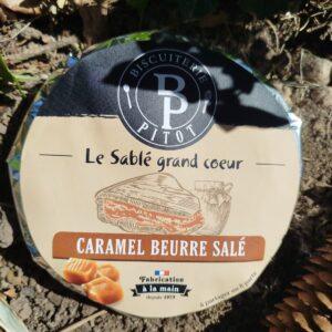 Sablé grand coeur caramel beurre salé 300 gr
